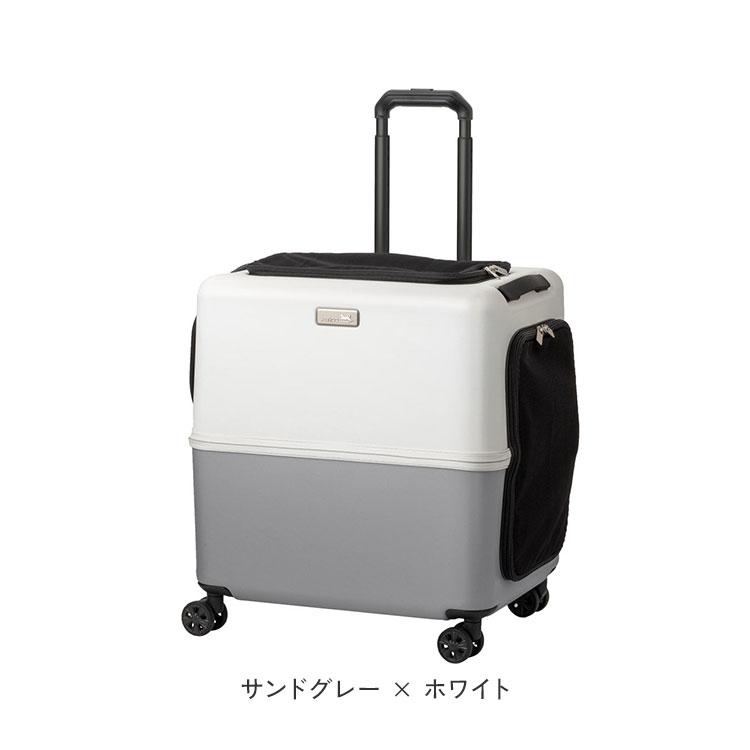 ペットキャリー ico Lサイズ PETICO ペチコ サンドグレー×ホワイト クーポン発行中 PETiCO iCO ペットキャリー Lサイズ（小型犬2匹 中型犬