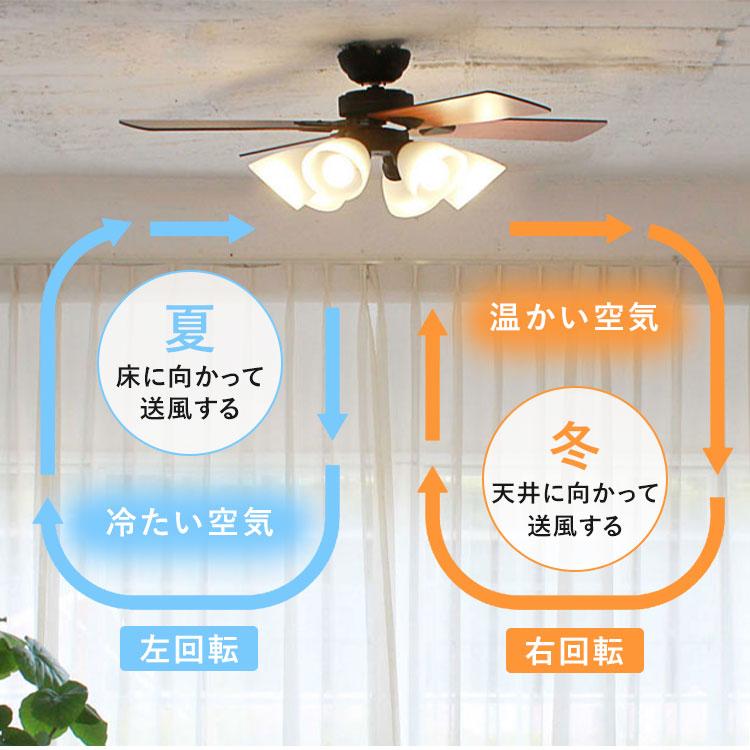 plus more シーリングファン Windouble 6灯 BIG-102 プラスモア ウィン