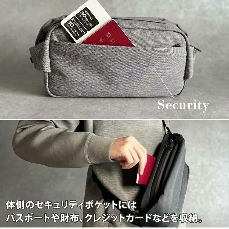 QUICK PACK 9 ボディバッグ クイックパック ナイロン NIG