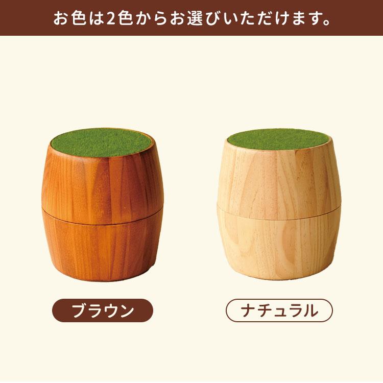 UTATANE ペット骨壷カバー 樽型 ころりん 4寸 うたたね 犬 猫 骨壺入れ ブラウン ナチュラル 木製 仏具 仏壇 骨壺収納 骨壷袋 保管 ペットメモリアル_9