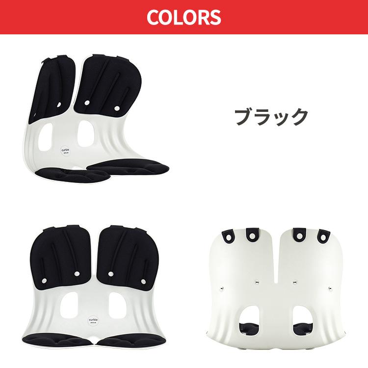 カーブルチェア グランド 姿勢サポートチェア GRAND 椅子 座椅子 軽量 フィット感 背すじ 骨盤矯正 姿勢 首 腰 椅子の上に置く ブラック グレーの画像