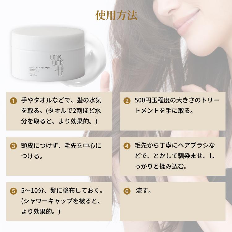 UNIK ナノシルクシャンプー 250ml ナノシルクヘアトリートメント 150g