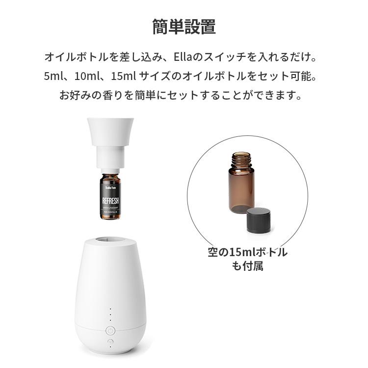 クーポン発行中 Stadler Form Ella Aroma diffuser スタドラフォーム エラ アロマディフューザー ネブライザー方式 水不要 コードレス USB充電 光センサーの画像