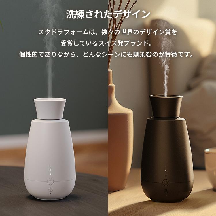 クーポン発行中 Stadler Form Ella Aroma diffuser スタドラフォーム エラ アロマディフューザー ネブライザー方式 水不要 コードレス USB充電 光センサーの画像