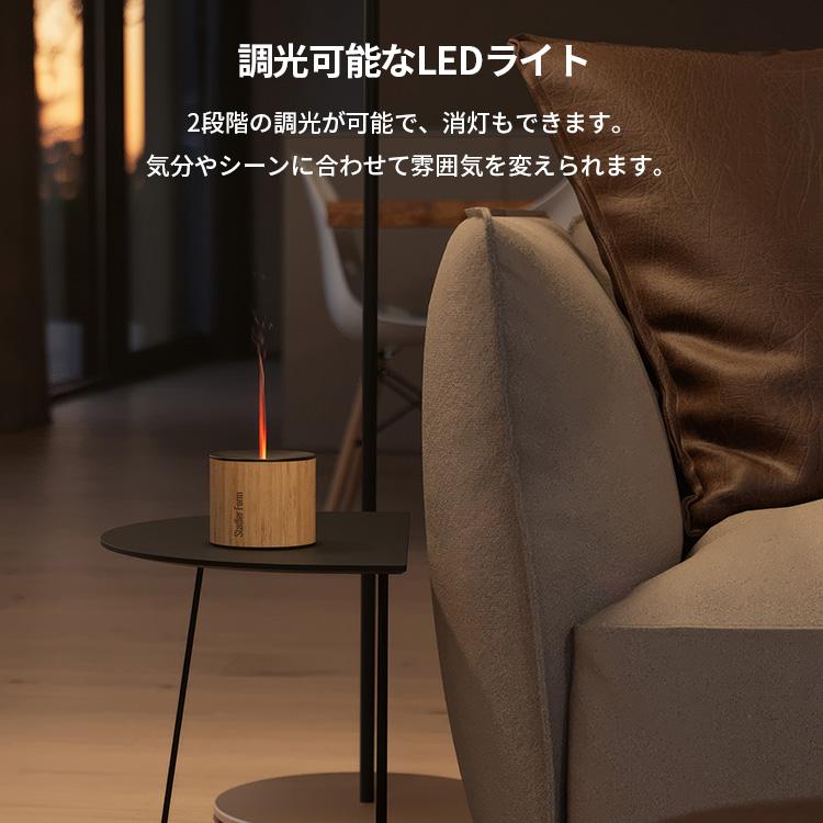 クーポン発行中 Stadler Form Nora スタドラフォーム ノラ アロマディフューザー 超音波式 キャンドル型 LED 2段階調光 Type-c充電 屋外 屋内 両用 卓上 小型の画像