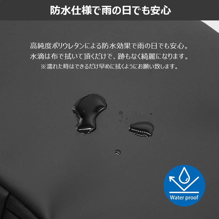 クーポン発行中 KLON MATTE COATED RUCK SACK-TRA BLACK リュック 約18L 大容量 バックパック かばん ブラック マット素材 撥水 多機能ポケット 収納 PCの画像