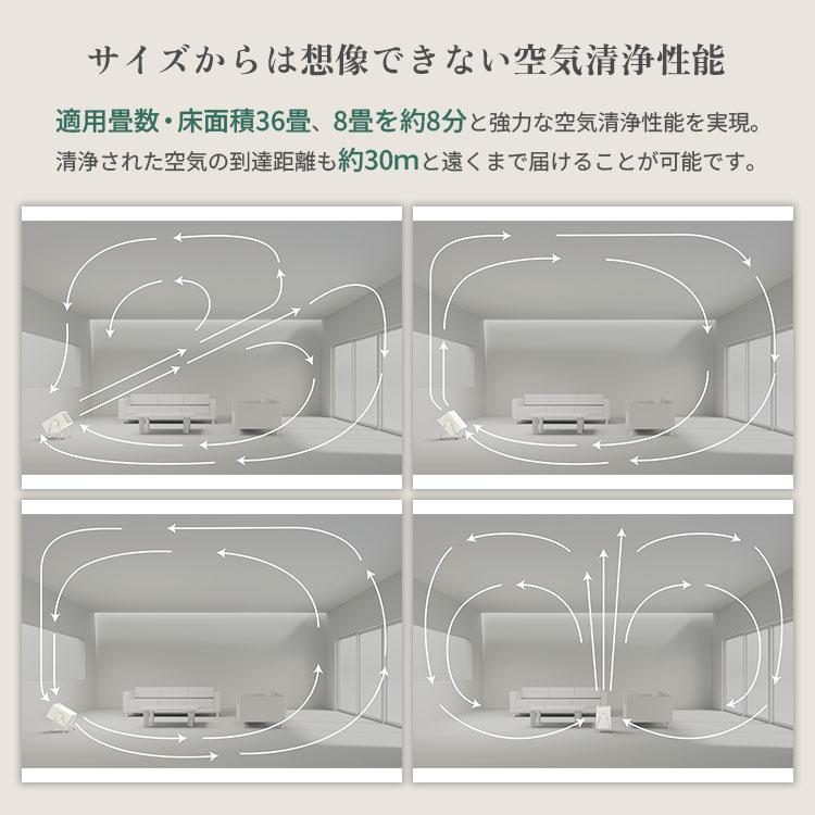 RHYTHM クーポン発行中 リズム 空気清浄機 9YYA63RH 36畳 おしゃれ