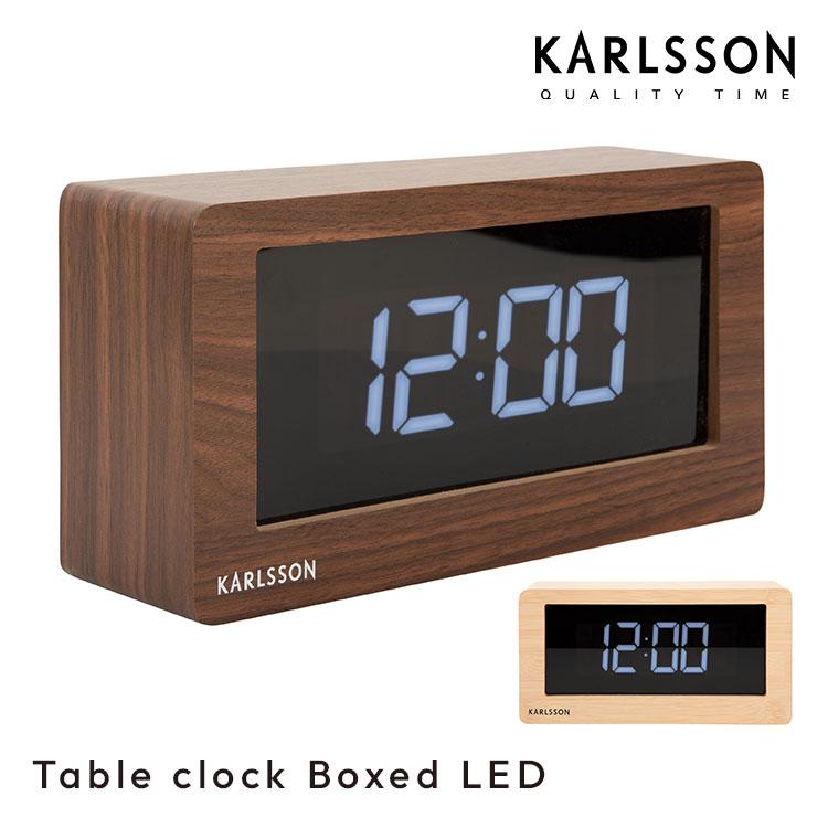 Karlsson（カールソン） テーブルクロック Table clock Boxed LED