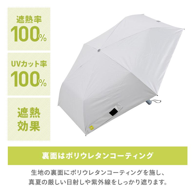 0＆（ゼロアンド） 折りたたみ日傘 自動開閉 55cm 晴雨兼用 遮熱 完全