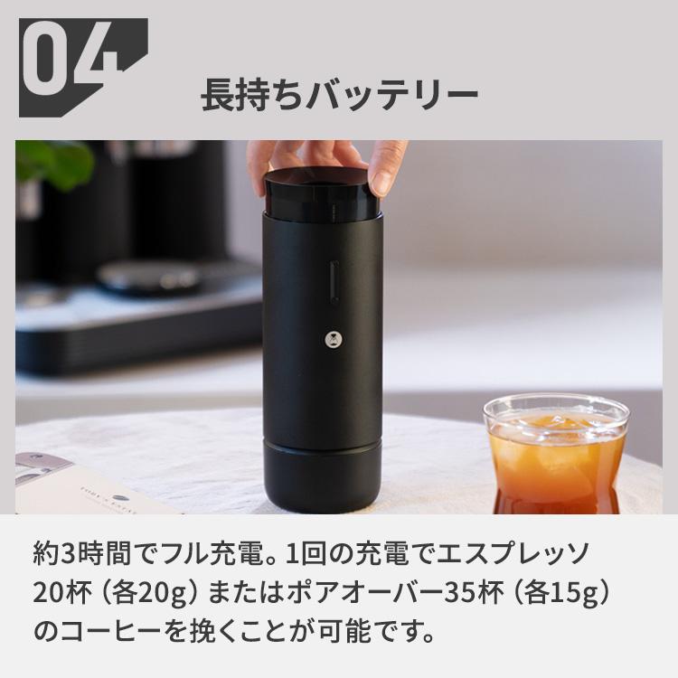 TIMEMORE Whirly 01S ポータブル電動グラインダー ブラック MLB800BK 
