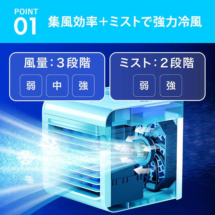 SOUYI（ソウイ） ソウイジャパン 浄水ミスト冷風扇 PA-008 冷風扇