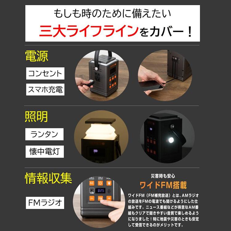 クーポン発行中 Solpa リン酸鉄バッテリー搭載 多機能ポータブル電源