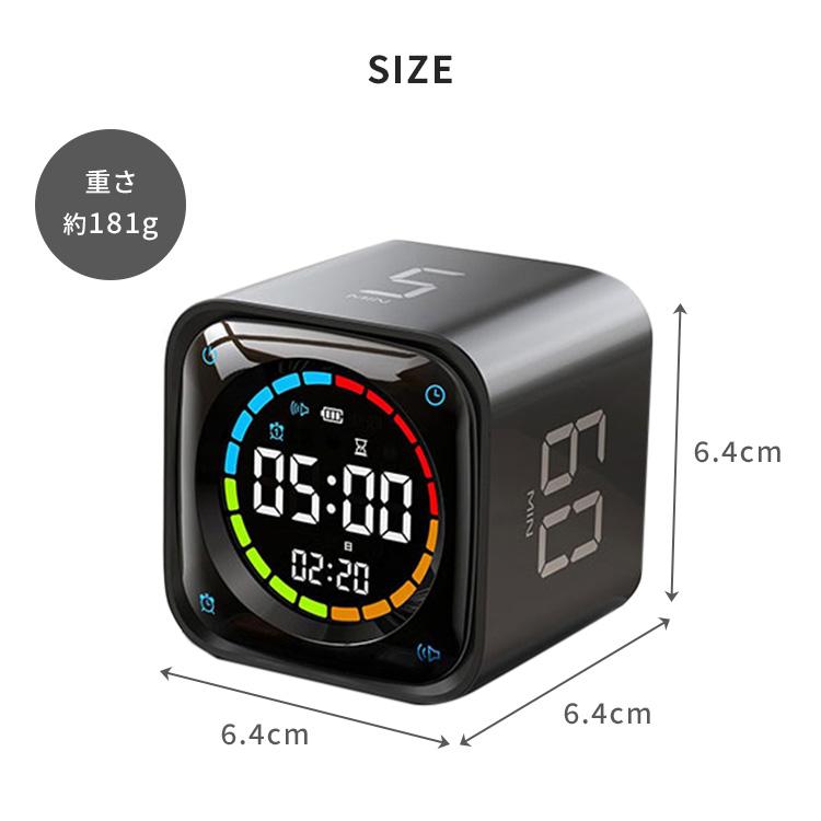 llano TickTimer ポモドーロタイマー 置き時計 1台4役 アラーム機能