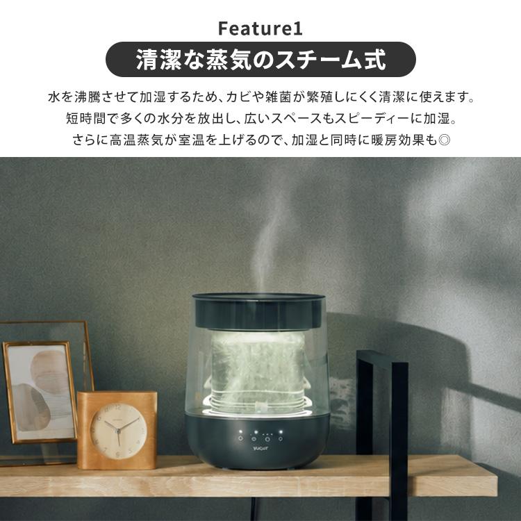 QUADS（クワッズ） 【2026年新サイズ】QUADS ガラススチーム加湿器