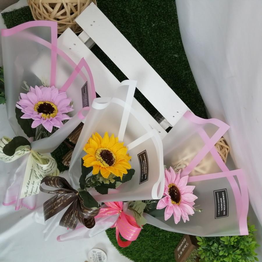 ソープフラワーひまわり1輪束 ちょっとしたプレゼントに元気なひまわり H Binu Hana 通販 Yahoo ショッピング