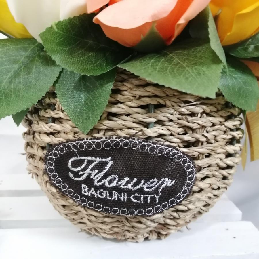 丸籠/バラ/20本入り花かご/シンプルナチュラルデザイン/ : Binu Hana