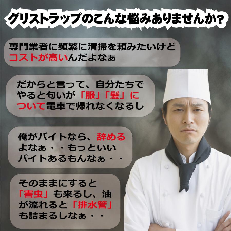 グリストラップ 洗剤 油 処理剤 業務用 ビルピット 洗浄 グリスト・アタック3kg |  | 03