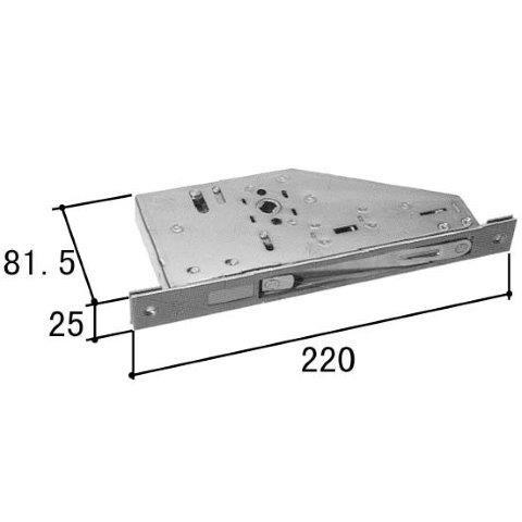 三協アルミ 補修部品 玄関ドア 錠ケース WD1318 MIWA GAE ガードロック錠