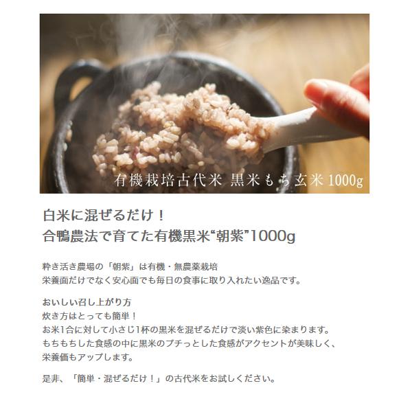 オーガニック お一人様2袋まで【令和7年産新米】有機JAS認証 古代米朝