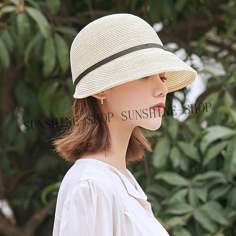 CA4LA☆風の方向NPB☆TMT02823 ブラック☆キャスケット リボン 麦わら