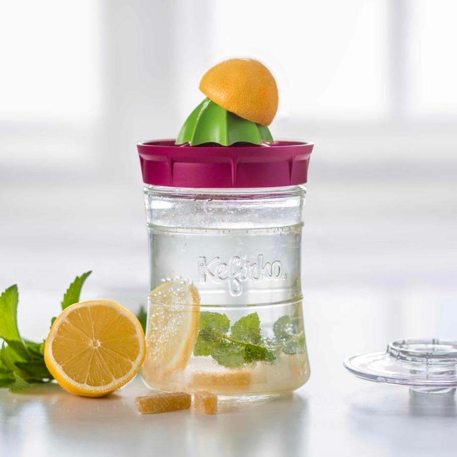 Kefirko ケフィアメーカー 848ml （バイオレット） 発酵食品 ミルクケフィア ウォーターケフィア 乳酸菌 酵母 自家製 DIY BPAフリー ケフィルコ スプラウト |  | 11