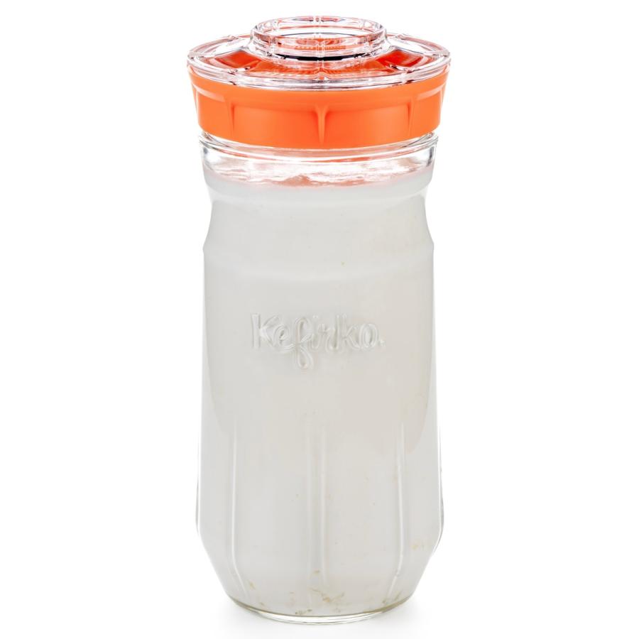 Kefirko ケフィアメーカー 1400ml （オレンジ） 発酵食品 ミルクケフィア ウォーターケフィア 乳酸菌 酵母 自家製 DIY BPAフリー ケフィルコ | 