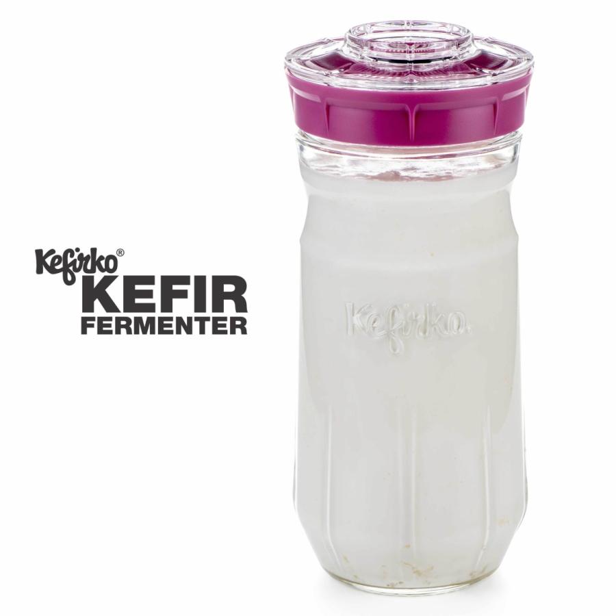 Kefirko ケフィアメーカー 1400ml （ピンク） 発酵食品 ミルクケフィア ウォーターケフィア 乳酸菌 酵母 自家製 DIY BPAフリー ケフィルコ |  | 01