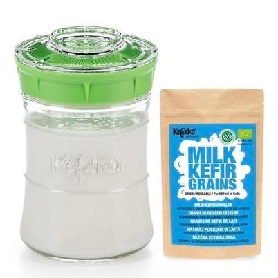 予約 ケフィアグレイン 乾燥 1g Kefirko ・スターターキット セット 848ml ミルクケフィア グレインズ 発酵食品 乳酸菌 酵母 プロバイオティクス 菌活 腸活 種菌 |  | 02