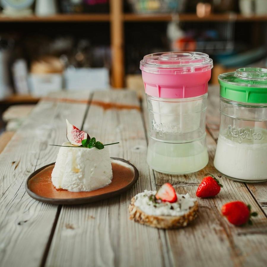 Kefirko チーズメーカー 848ml （グリーン） マスカルポーネ モッツアレラ 発酵食品 ミルクケフィア  乳酸菌 酵母 自家製 DIY BPAフリー ケフィルコ |  | 13