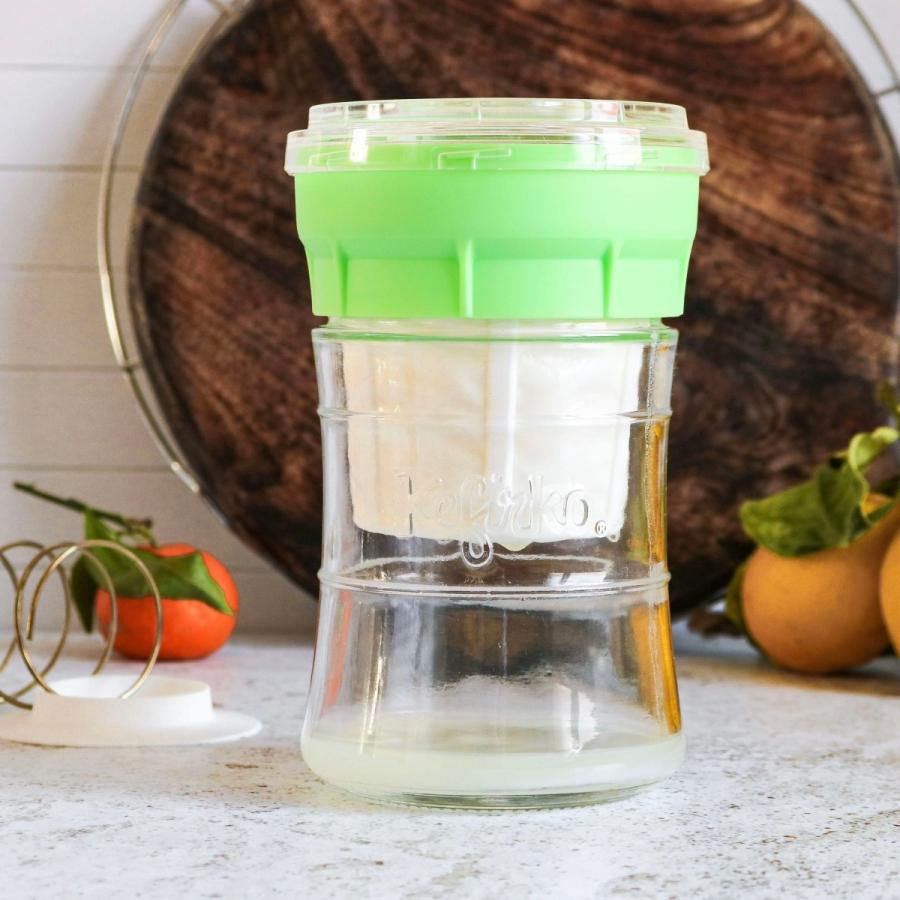 Kefirko チーズメーカー 848ml （グリーン） マスカルポーネ モッツアレラ 発酵食品 ミルクケフィア  乳酸菌 酵母 自家製 DIY BPAフリー ケフィルコ |  | 02