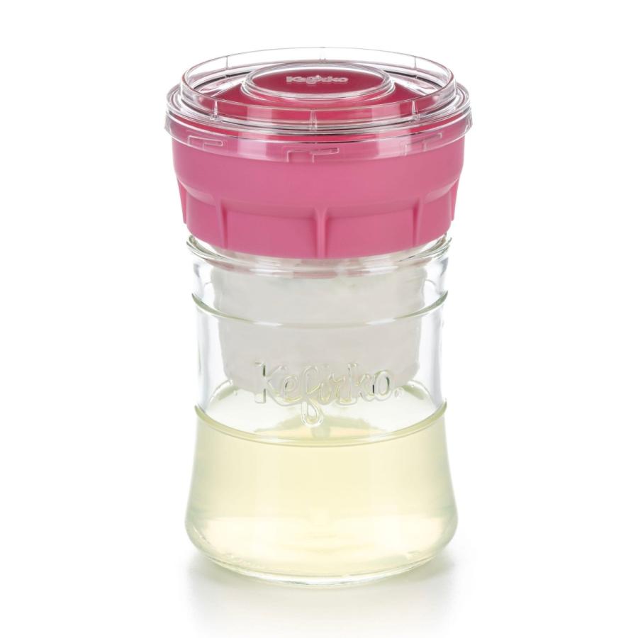 Kefirko チーズメーカー 848ml （ピンク） マスカルポーネ モッツアレラ 発酵食品 ミルクケフィア  乳酸菌 酵母 自家製 DIY BPAフリー ケフィルコ |  | 01