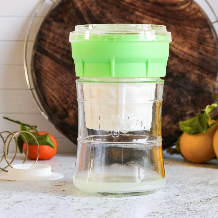 Kefirko チーズメーカー 848ml （ピンク） マスカルポーネ モッツアレラ 発酵食品 ミルクケフィア  乳酸菌 酵母 自家製 DIY BPAフリー ケフィルコ |  | 02