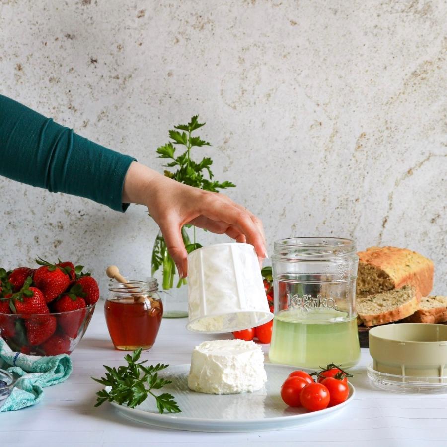 Kefirko チーズメーカー 848ml （ピンク） マスカルポーネ モッツアレラ 発酵食品 ミルクケフィア  乳酸菌 酵母 自家製 DIY BPAフリー ケフィルコ |  | 07