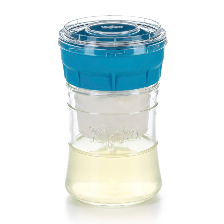 Kefirko チーズメーカー 848ml （ブルー） マスカルポーネ モッツアレラ 発酵食品 ミルクケフィア  乳酸菌 酵母 自家製 DIY BPAフリー ケフィルコ |  | 01