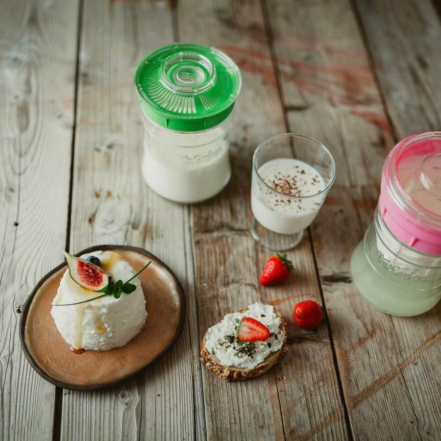 Kefirko チーズメーカー 1400ml （グリーン） マスカルポーネ モッツアレラ 発酵食品 ミルクケフィア  乳酸菌 酵母 自家製 DIY BPAフリー ケフィルコ |  | 12