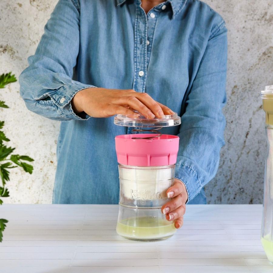 Kefirko チーズメーカー 1400ml （グリーン） マスカルポーネ モッツアレラ 発酵食品 ミルクケフィア  乳酸菌 酵母 自家製 DIY BPAフリー ケフィルコ |  | 06