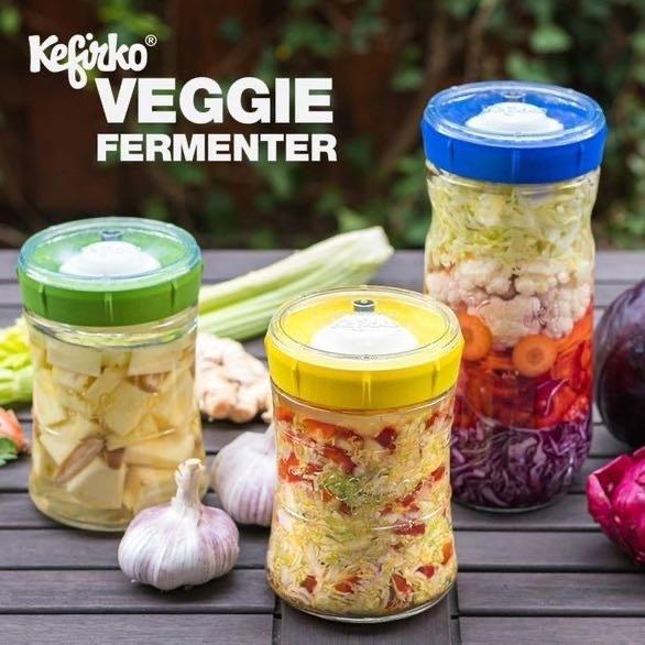 Kefirko ベジーファーメンター 848ml （グリーン） ザワークラウト キムチ 漬物 常備菜  発酵食品 ケフィア  乳酸菌 酵母 自家製 DIY BPAフリー ケフィルコ |  | 01