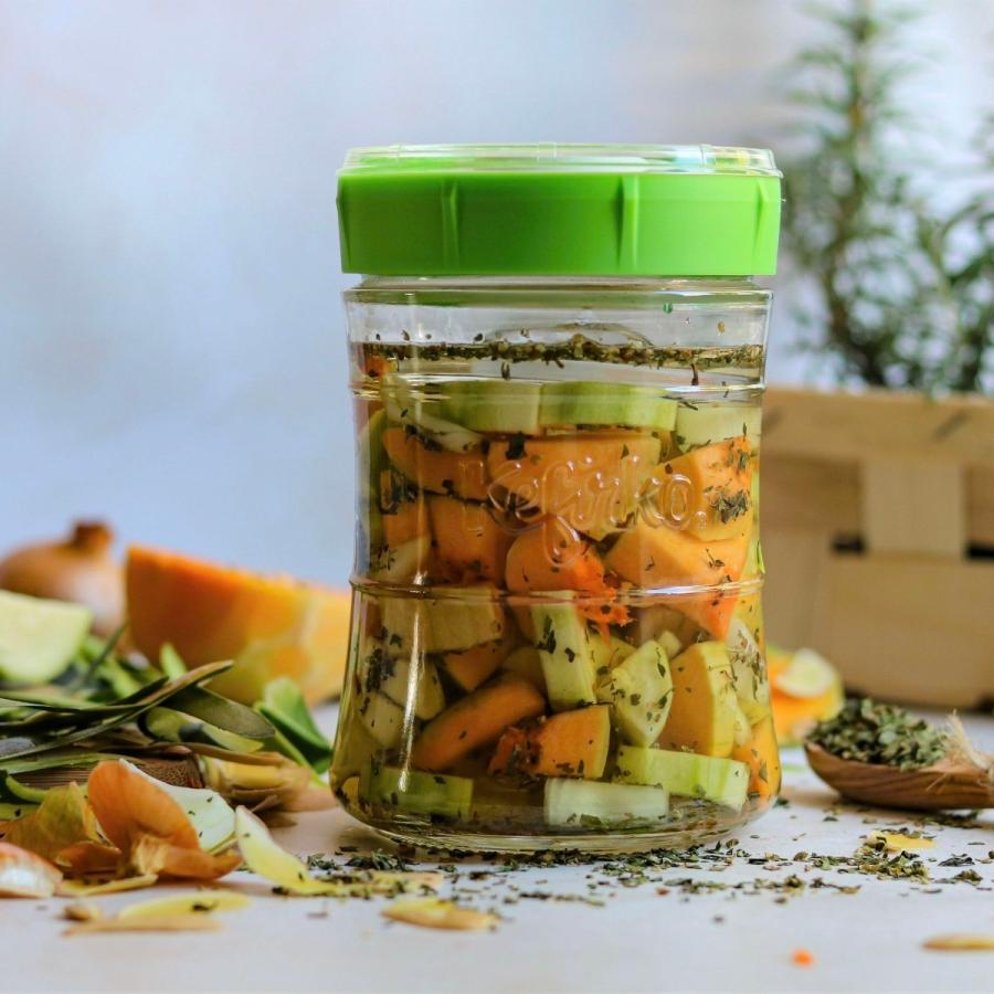 Kefirko ベジーファーメンター 848ml （イエロー） ザワークラウト キムチ 漬物 常備菜  発酵食品 ケフィア  乳酸菌 酵母 自家製 DIY BPAフリー ケフィルコ |  | 11