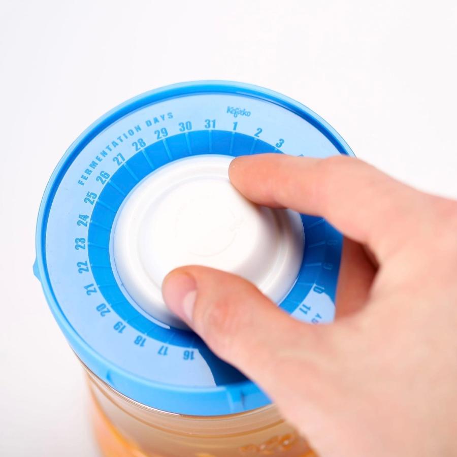 Kefirko ベジーファーメンター 848ml （イエロー） ザワークラウト キムチ 漬物 常備菜  発酵食品 ケフィア  乳酸菌 酵母 自家製 DIY BPAフリー ケフィルコ |  | 05