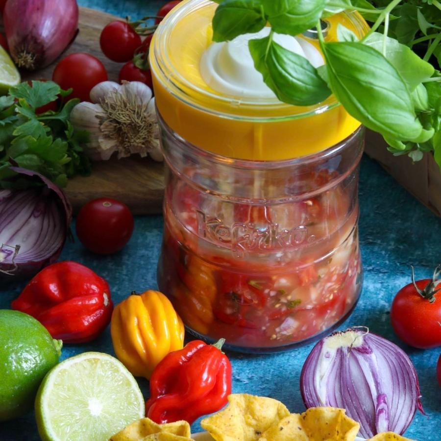 Kefirko ベジーファーメンター 848ml （レッド） ザワークラウト キムチ 漬物 常備菜  発酵食品 ケフィア  乳酸菌 酵母 自家製 DIY BPAフリー ケフィルコ |  | 16