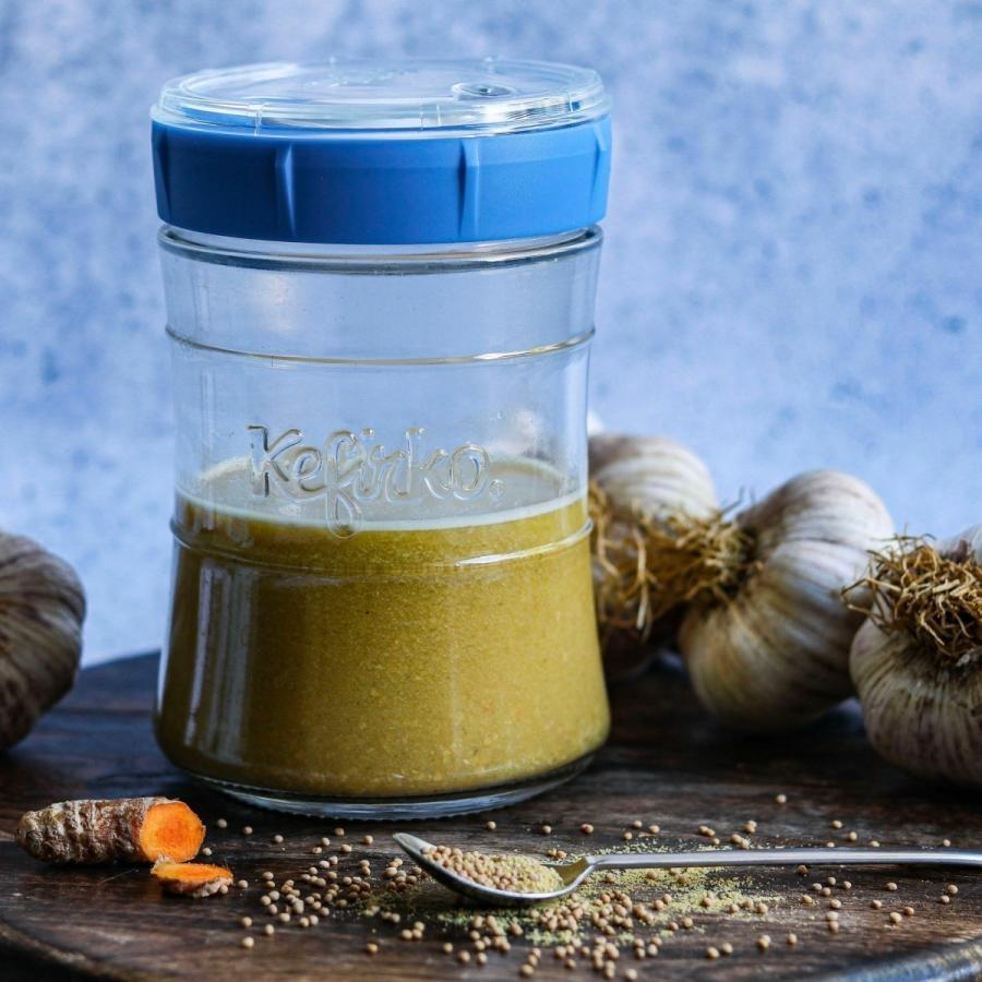 Kefirko ベジーファーメンター 848ml （レッド） ザワークラウト キムチ 漬物 常備菜  発酵食品 ケフィア  乳酸菌 酵母 自家製 DIY BPAフリー ケフィルコ |  | 09