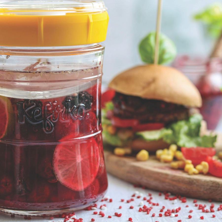 Kefirko ベジーファーメンター 1400ml （ブルー） ザワークラウト キムチ 漬物 常備菜  発酵食品 ケフィア  乳酸菌 酵母 自家製 DIY BPAフリー ケフィルコ |  | 16