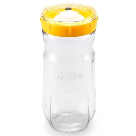 Kefirko ベジーファーメンター 1400ml （イエロー） ザワークラウト キムチ 漬物 常備菜  発酵食品 ケフィア  乳酸菌 酵母 自家製 DIY BPAフリー ケフィルコ | 