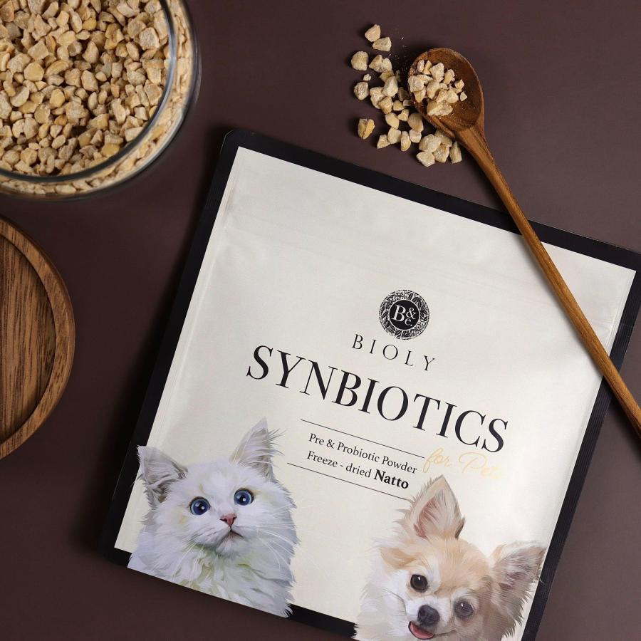BIOLY 国産 犬猫兼用の乳酸菌ナチュラルフード！ 普段のごはんに混ぜるだけ! 無添加 納豆 菊芋 (40g) |  | 07