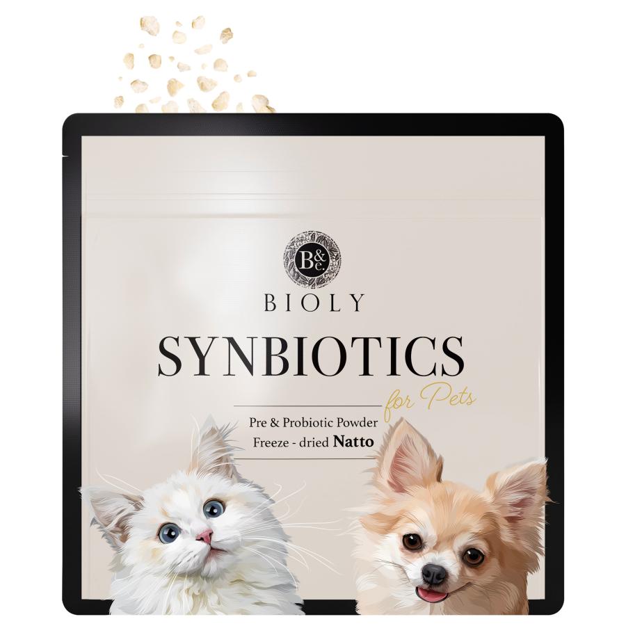 BIOLY 国産 犬猫兼用の乳酸菌ナチュラルフード！ 普段のごはんに混ぜるだけ! 無添加 納豆 菊芋 (40g) |  | 09