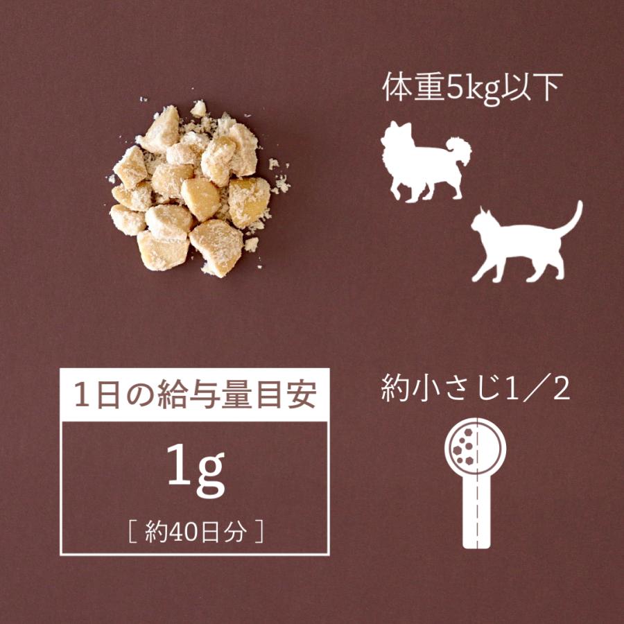 ( 訳あり /パッケージにキズ) 犬猫用 腸活 乳酸菌 無添加 40g BIOLY ペットフード 毛並み 口臭対策 体臭対策 |  | 07