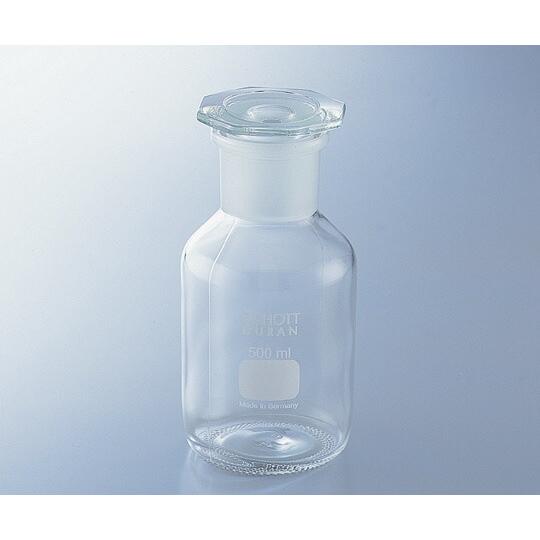 SCHOTT/DURAN 試薬瓶（広口・栓付き）（デュラン(R)）　白　2000mL 1本 211856302
