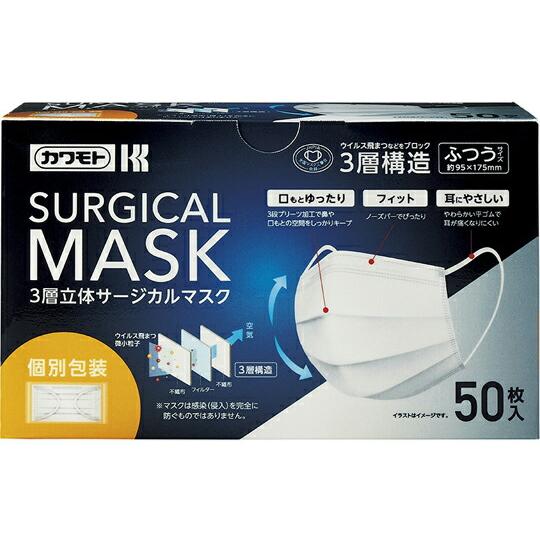 三層構造マスク ２５００枚 Mitsufuku 3層構造不織布フェイスマスク 大人用サイズ 3,600枚セット