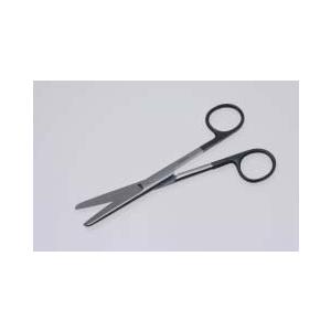 スーパー・外科剪刀 14.5cm 直　両鈍 医療用ステンレス器具 メール便対応可能