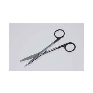 スーパー・外科剪刀 14.5cm 直　片尖 医療用ステンレス器具 メール便対応可能